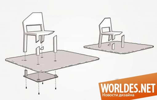 дизайн, дизайн мебели, дизайн стула, дизайн стула иллюзия, стул, дизайн стульчика, стульчик иллюзия, иллюзия
